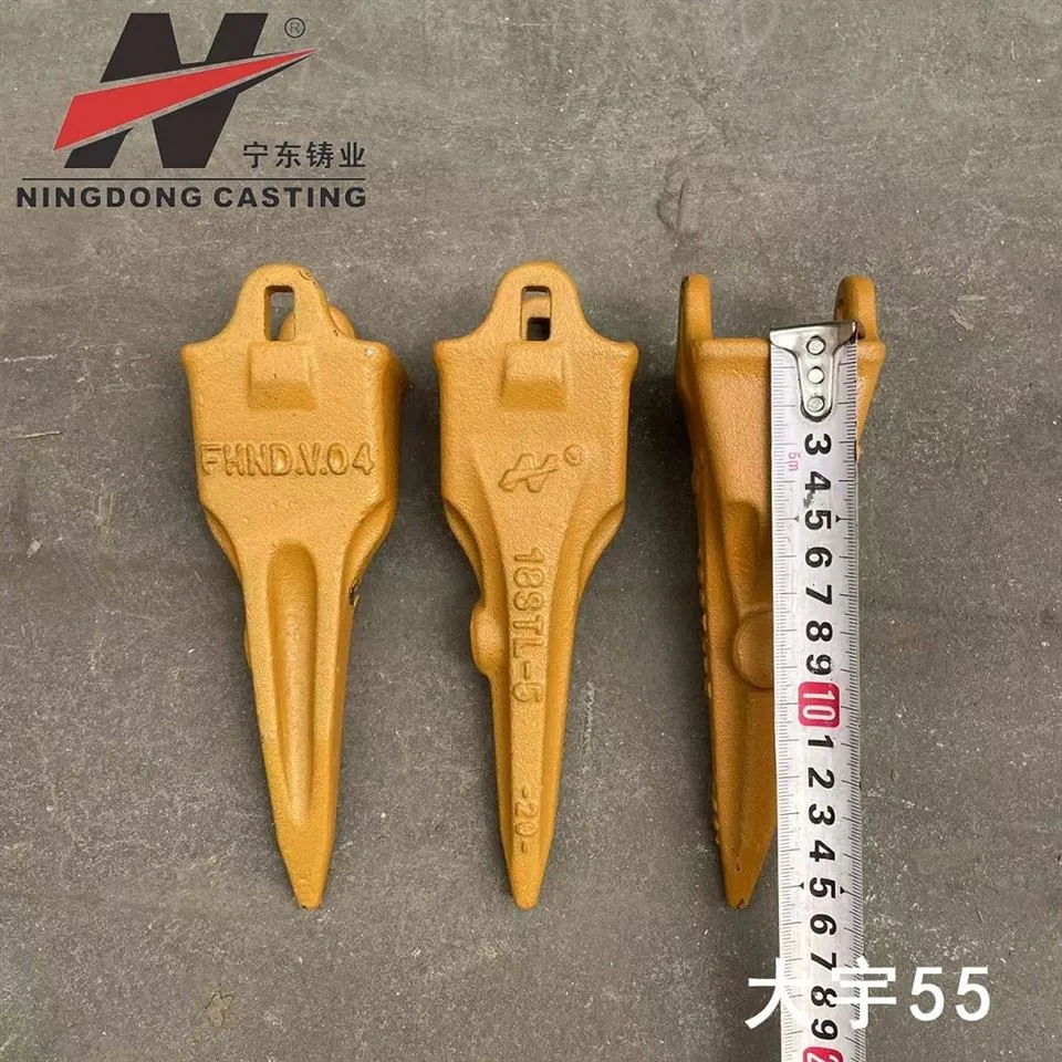 18STL, 18S-TL Esco Punta con denti di tigre con perno verticale