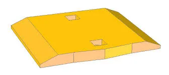 308-4322 Protezione del bordo della benna per pala gommata