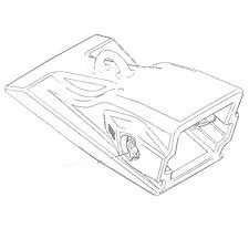 385-4813 Caterpillar 994390 A200 Dente sfalsato lungo