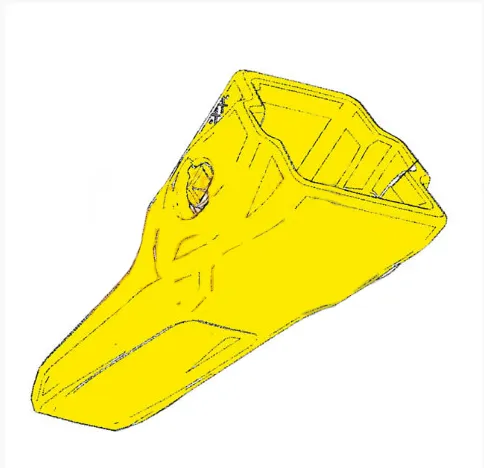 505-4014 Denti generali per scavo e carico Cat Advansys A110